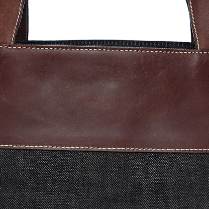 Chanel Denim Calfskin CC Tote 14 of 15
