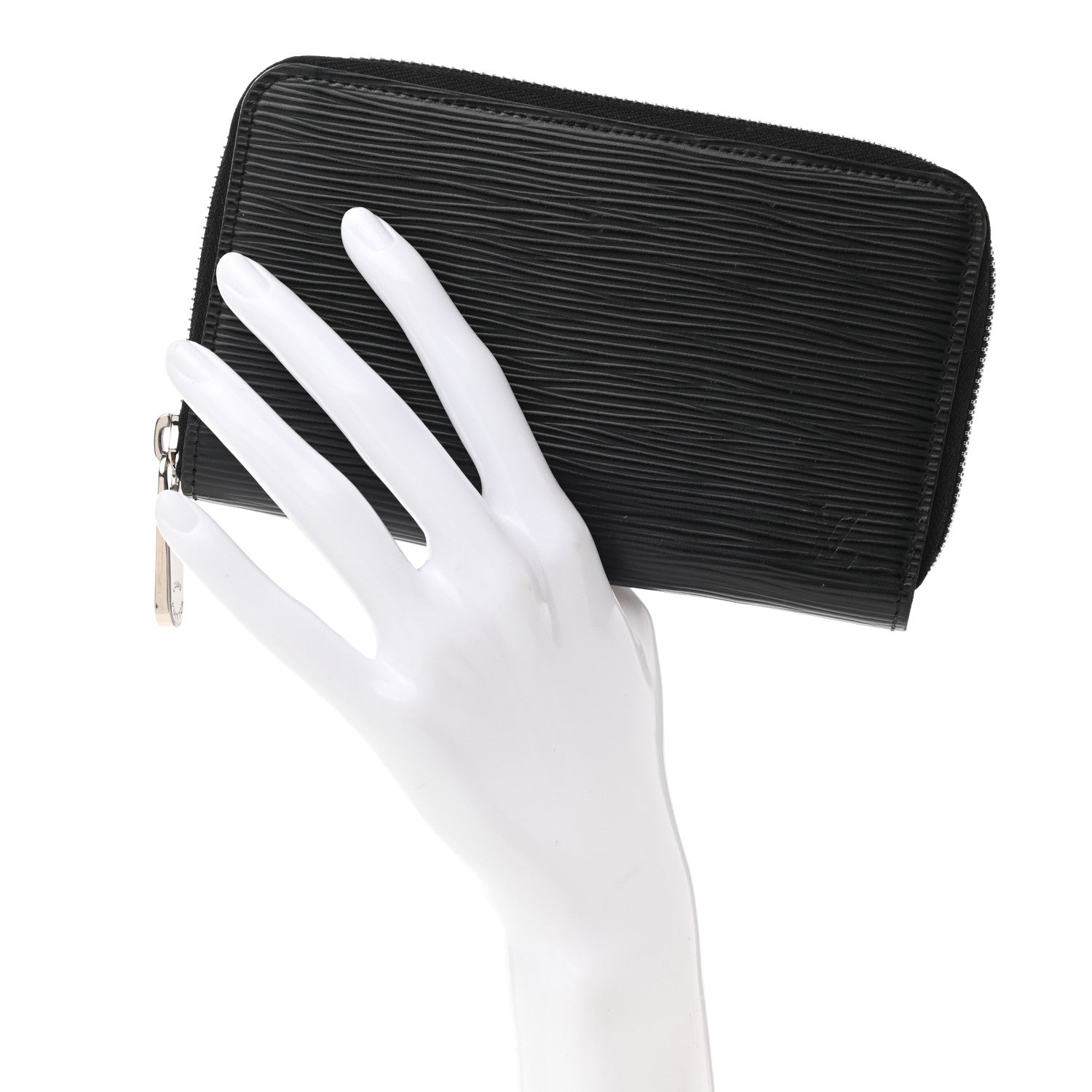 Louis Vuitton Epi Zippy Compact Wallet Black 2 of 9