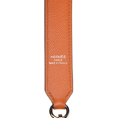 Hermes Epsom 25mm Tressage Shoulder Strap Abricot Rose Azalee Gold 3 of 6