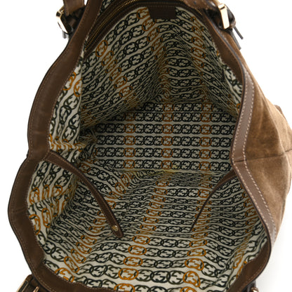 Gucci Suede Large Britt Shoulder Bag Brown 5 of 13