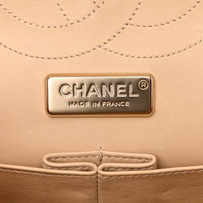 Chanel Snakeskin Jumbo Double Flap Beige 6 of 11