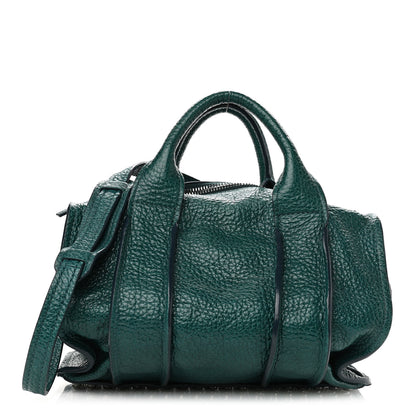 Alexander Wang Pebbled Lambskin Inside Out Rocco Dark Mosaic Rhodium Hardware 1 of 9