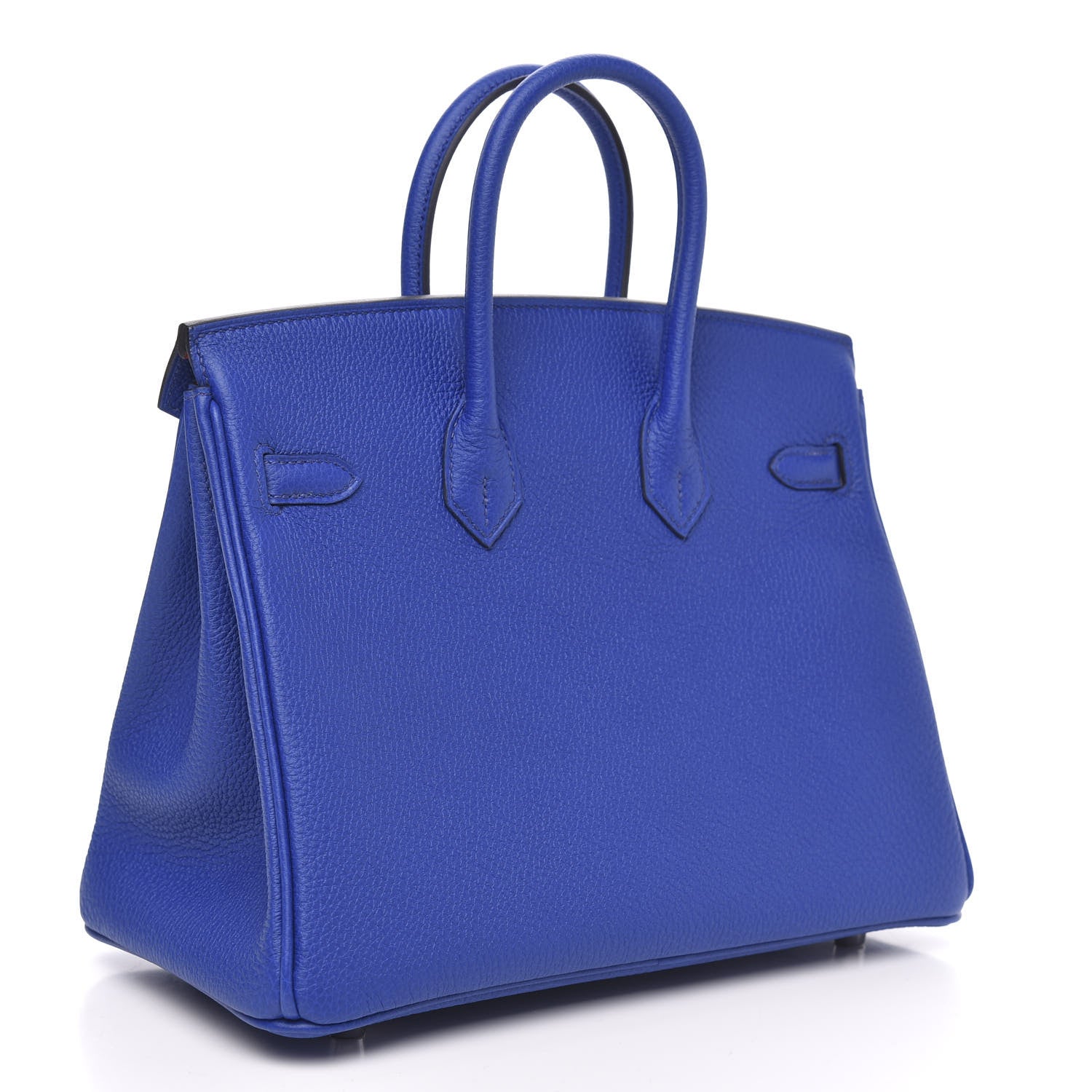 Hermes Togo Verso Birkin 25 Bleu Royal Capucine 3 of 10