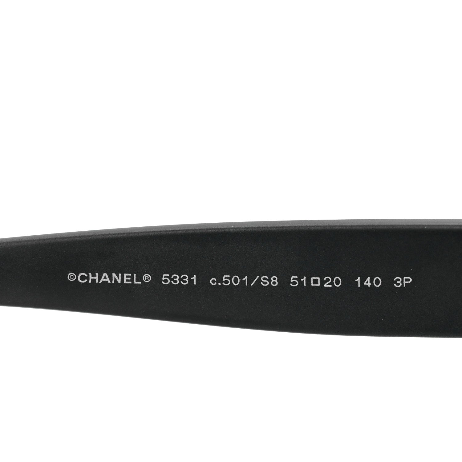 Chanel Acetate Polarized Butterfly Signature Sunglasses 5331 Black 14 of 14