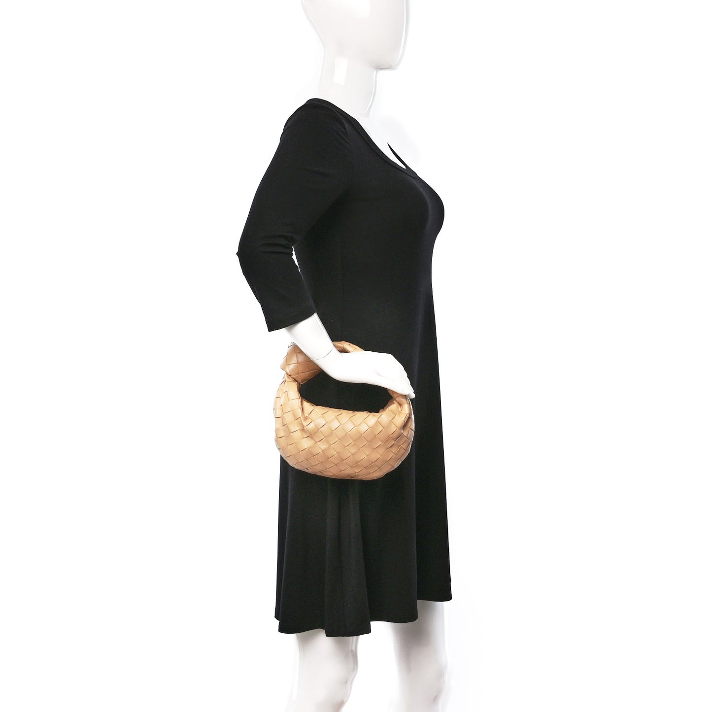 Nappa Intrecciato Mini Jodie Almond