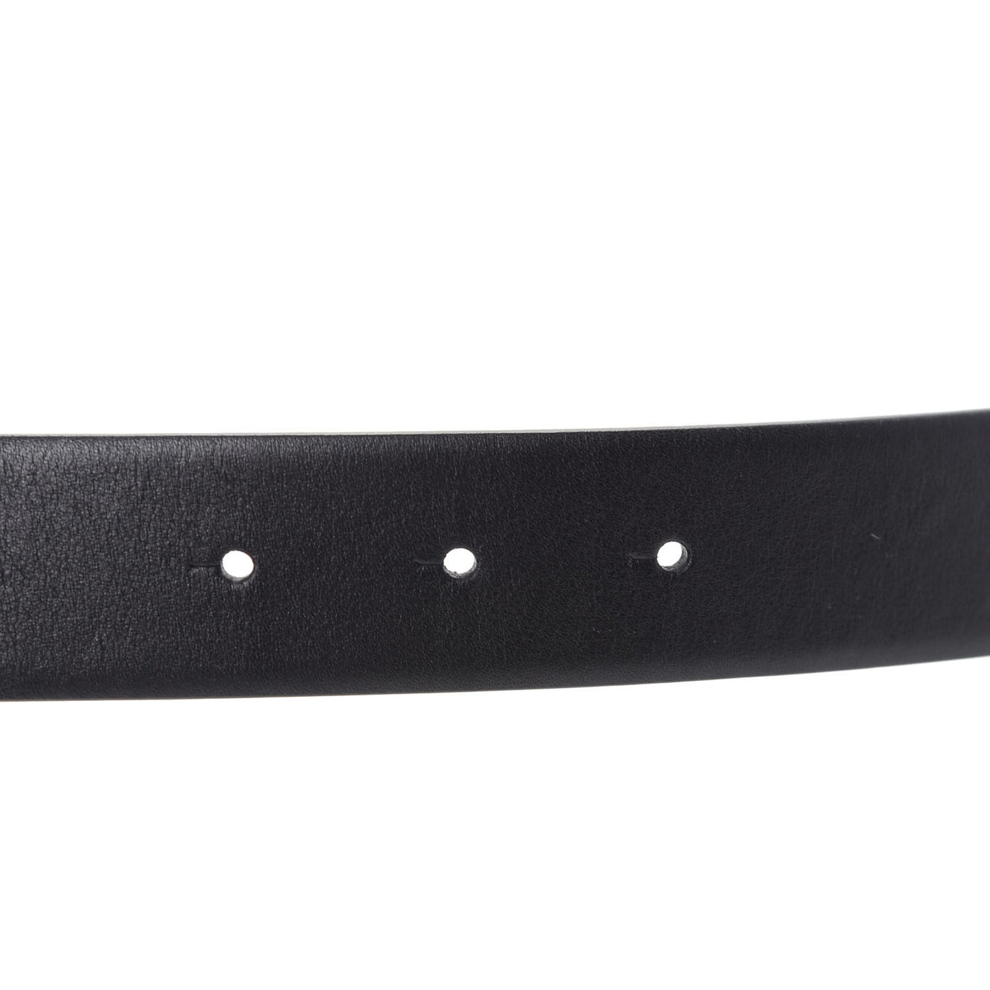Calfskin CC Reversible Belt 85 Black Burgundy