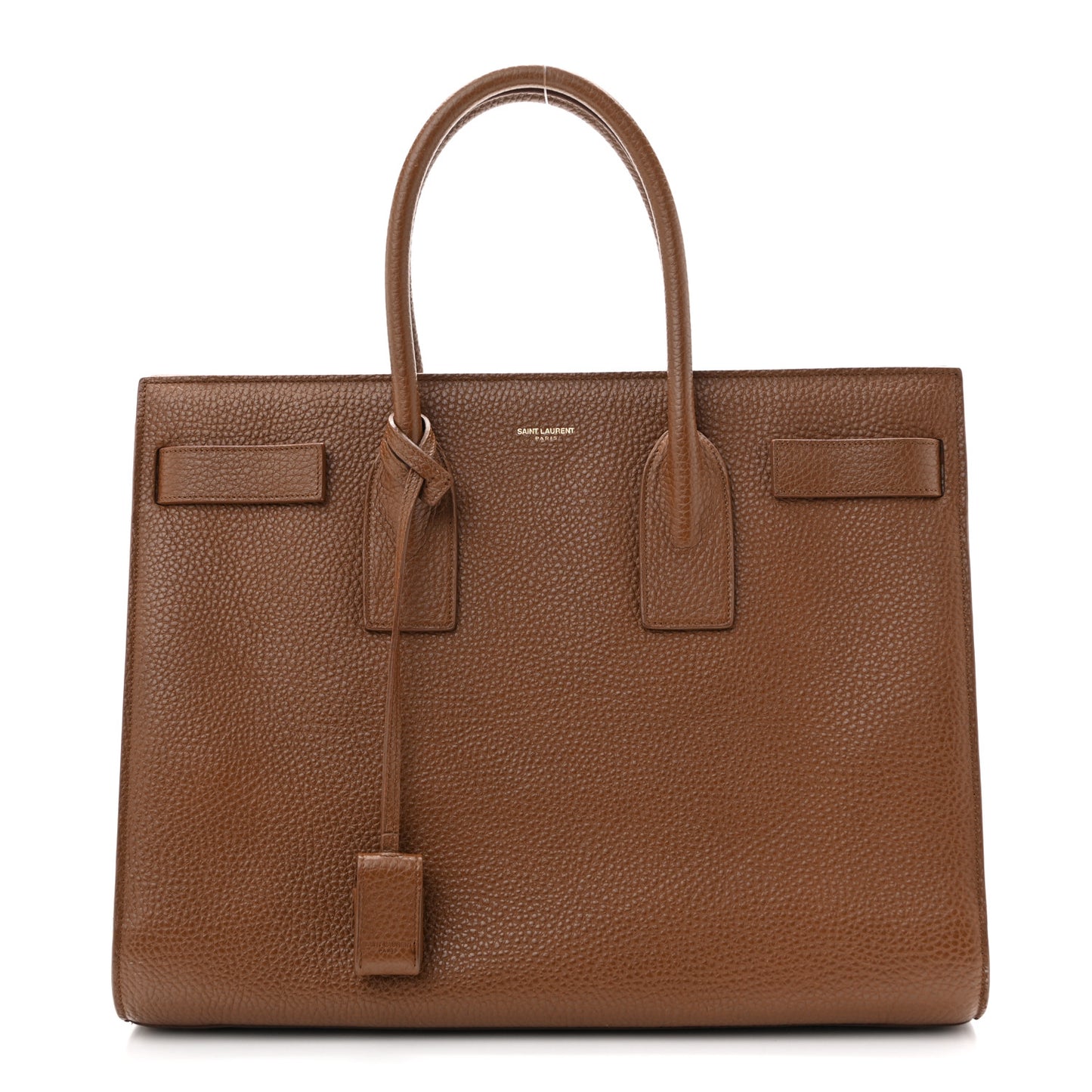 Grained Calfskin Large Souple Sac De Jour Carryall Cinnamon