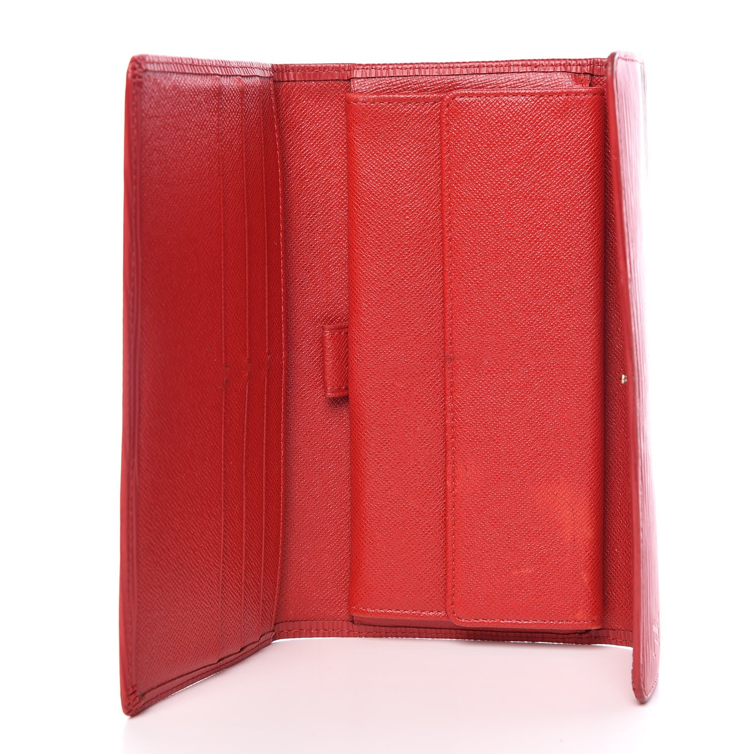 Louis Vuitton Epi Porte Tresor International Wallet Rouge 5 of 15