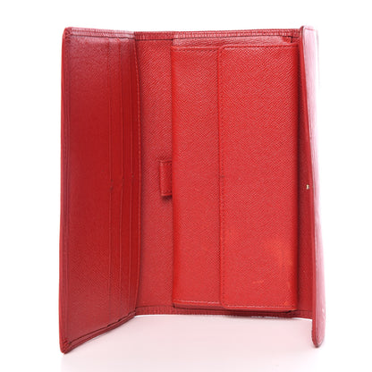 Louis Vuitton Epi Porte Tresor International Wallet Rouge 5 of 15