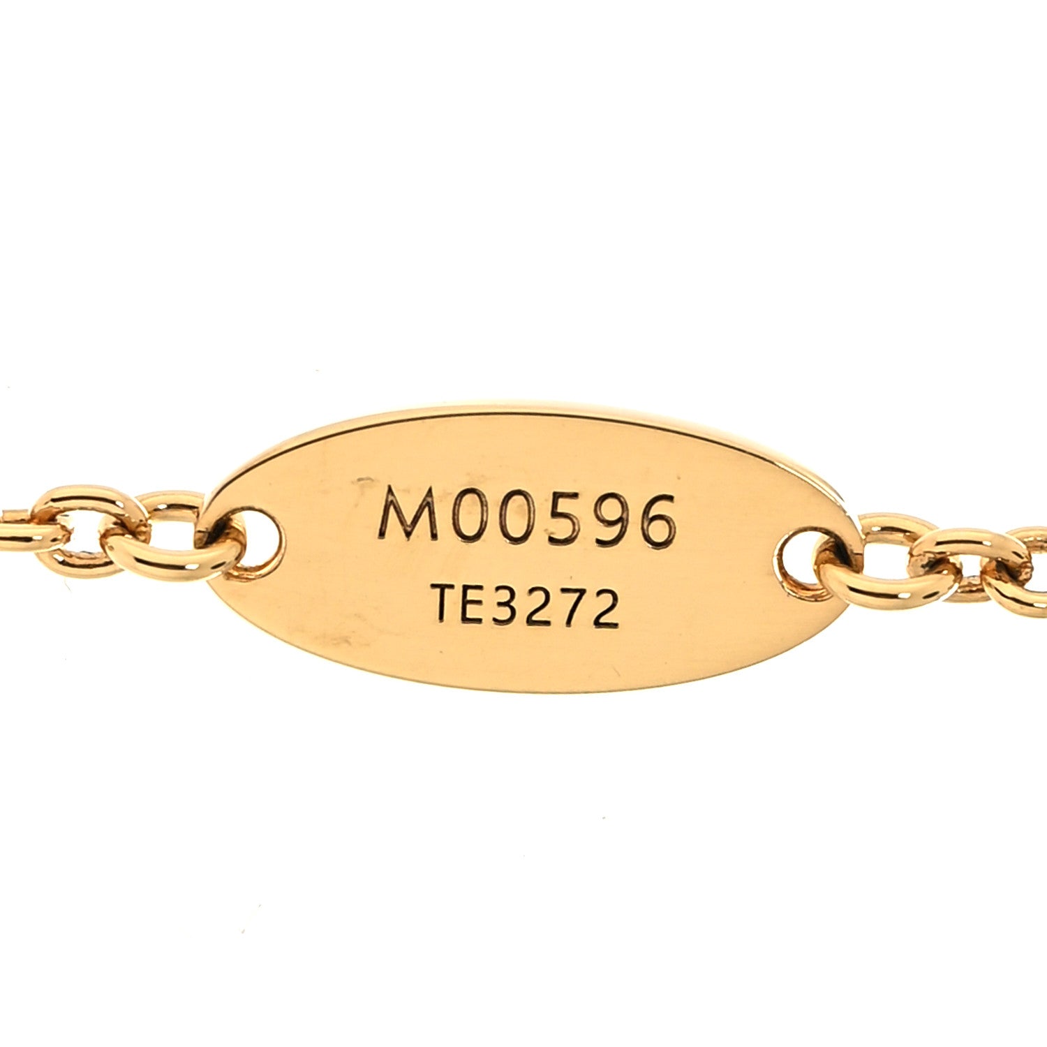 Louis Vuitton Metal Crystal LV Iconic Necklace Gold 6 of 6