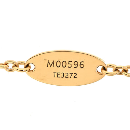 Louis Vuitton Metal Crystal LV Iconic Necklace Gold 6 of 6
