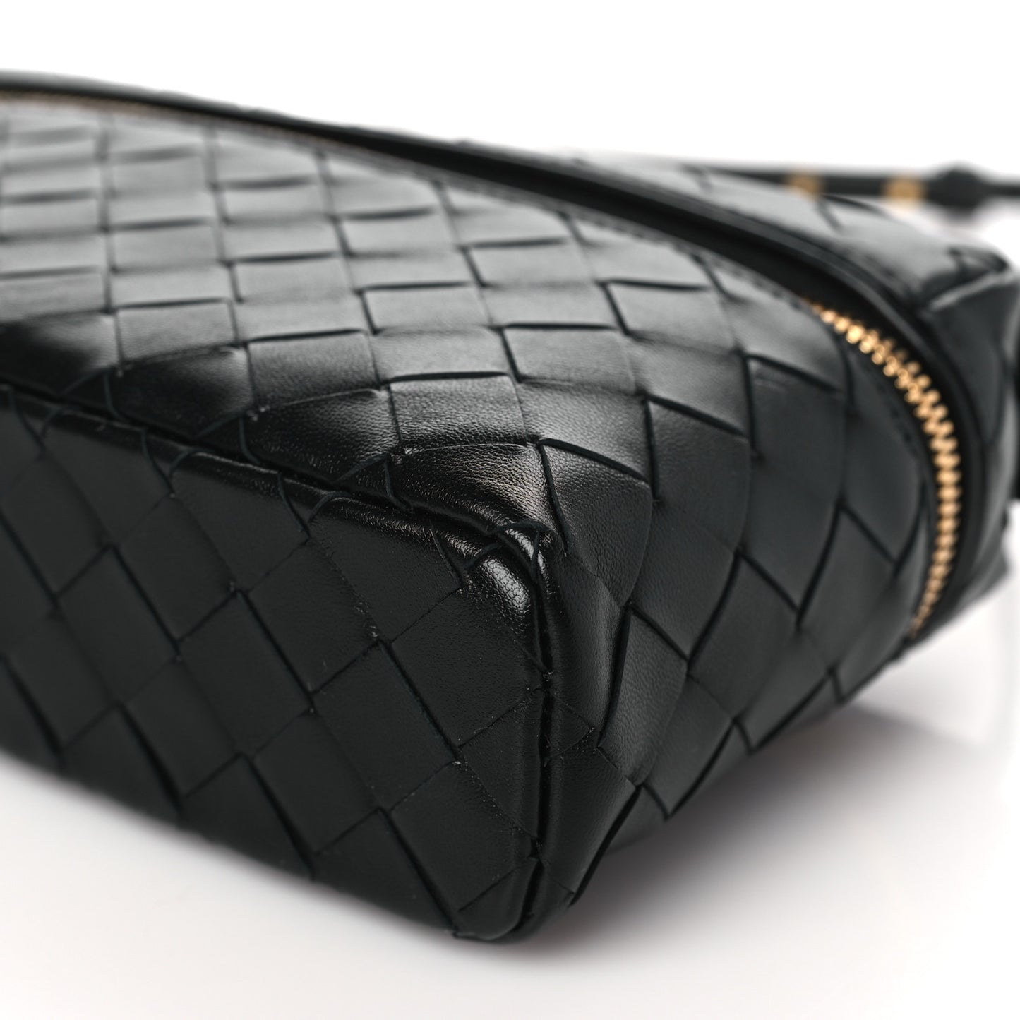 Calfskin Intrecciato Bang Bang Vanity Case Black