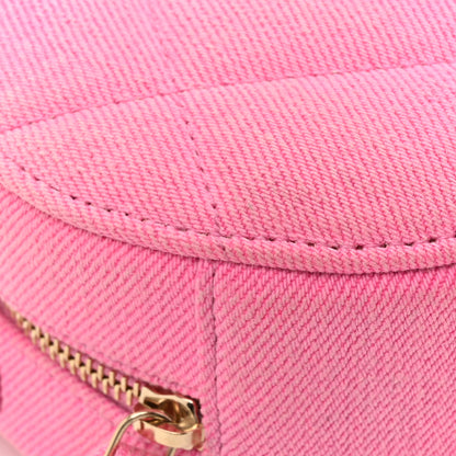 Chanel Denim Chanel 19 Round Clutch With Chain Pink 11 of 11