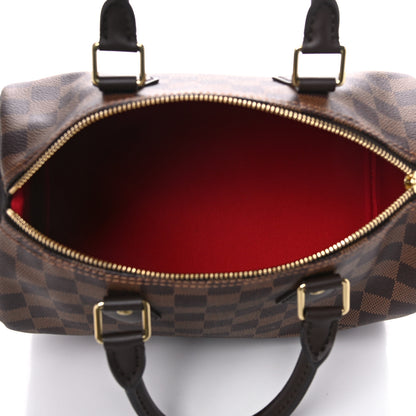Louis Vuitton Damier Ebene Speedy 25 5 of 9