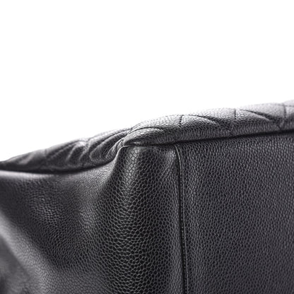 Chanel Caviar Quilted Grand Shopping Tote GST Black 10 of 13