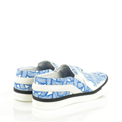 Louis Vuitton Calfskin Canvas Christopher Slip-On Sneakers 8.5 4 of 8