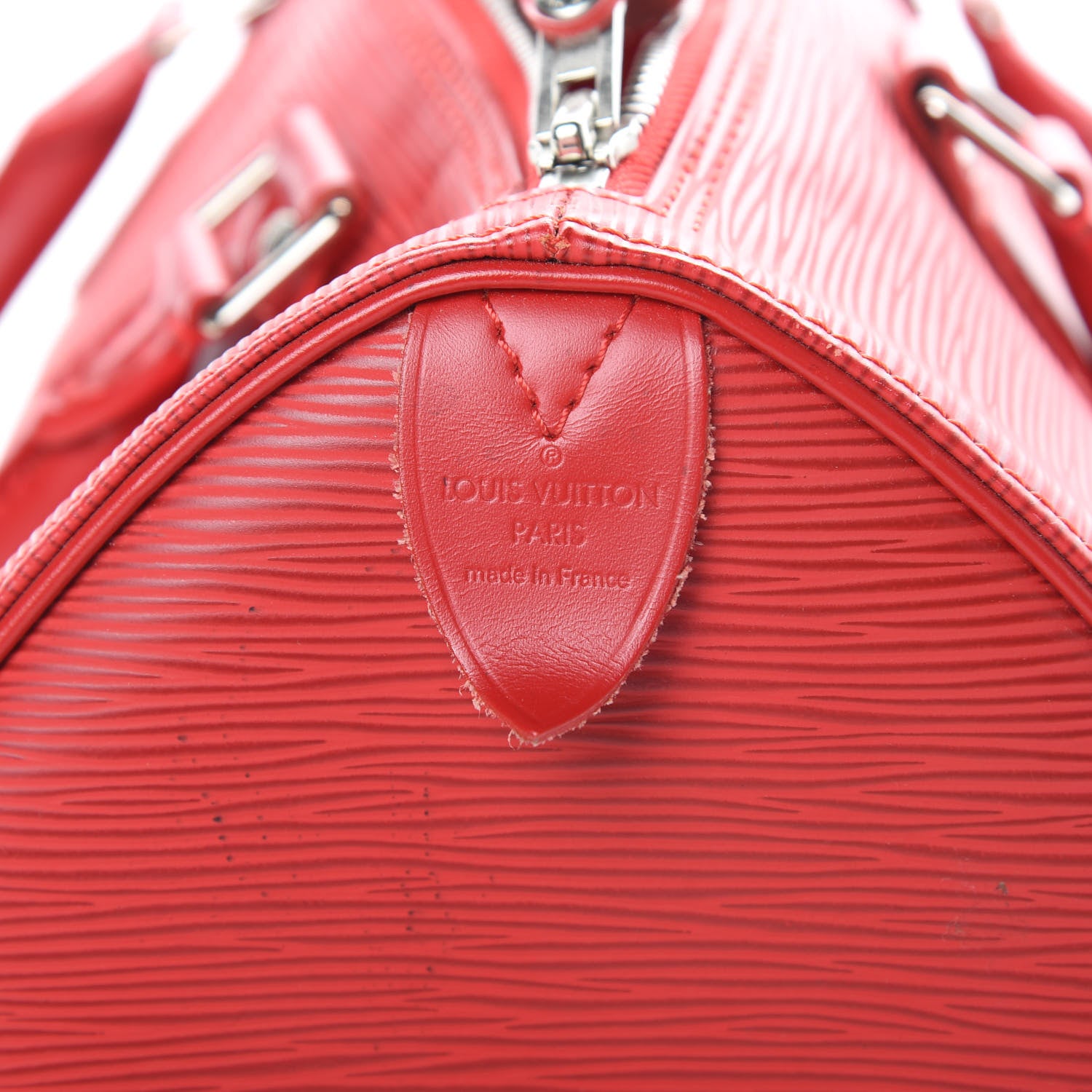 Louis Vuitton Epi Speedy 30 Rouge 6 of 16