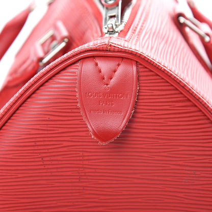 Louis Vuitton Epi Speedy 30 Rouge 6 of 16