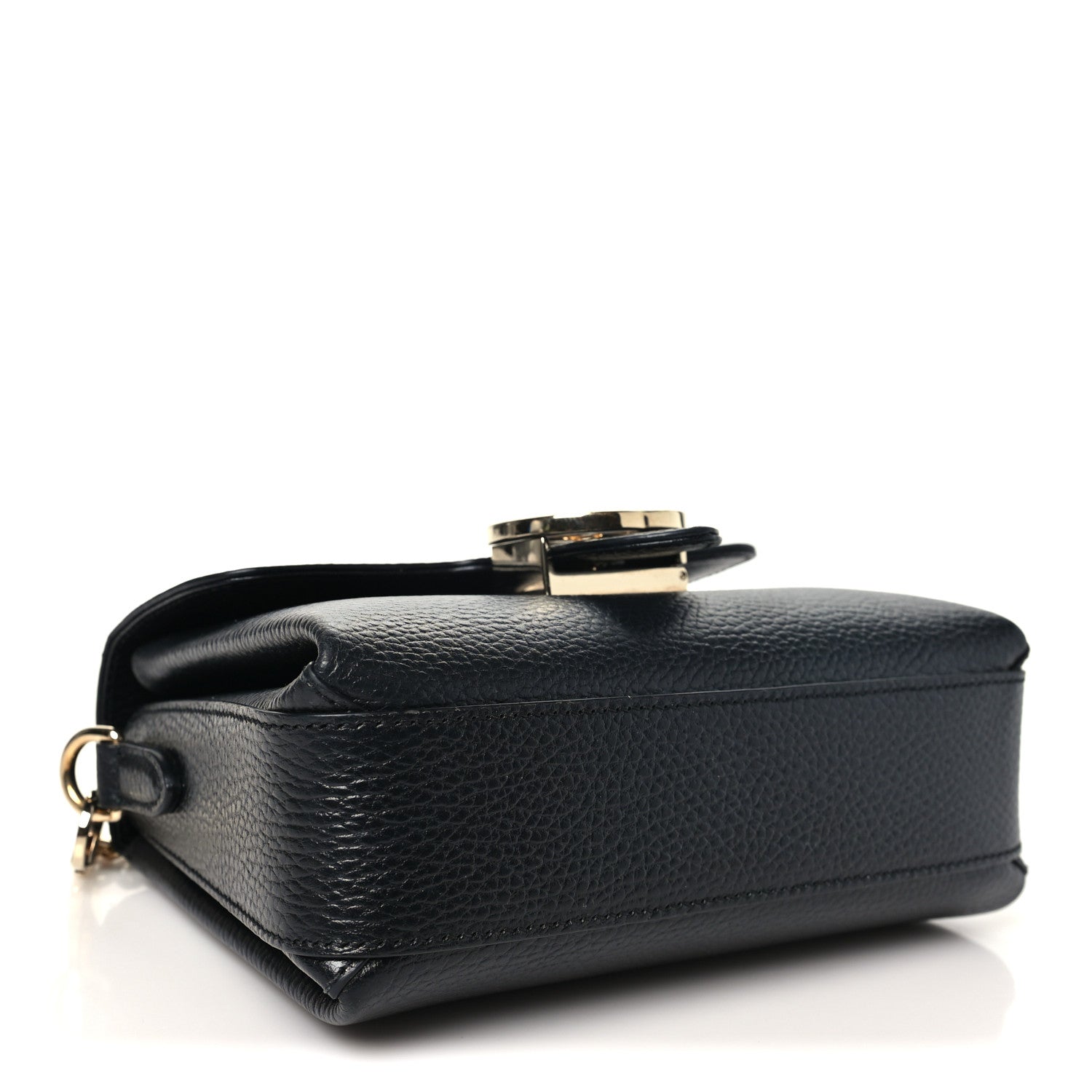 Gucci Dollar Calfskin Interlocking G Crossbody Bag Black 4 of 10