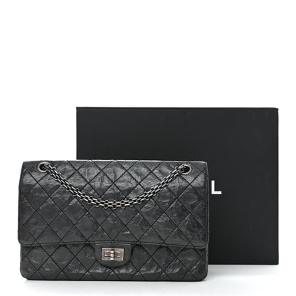 Chanel Aged Calfskin Quilted 2.55 Reissue 226 Flap Black 13 of 13