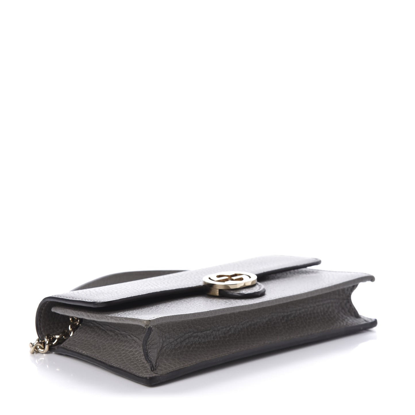 Dollar Calfskin Interlocking G Chain Wallet Loess