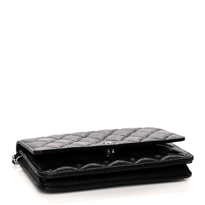 Chanel Caviar Quilted Wallet On Chain WOC Black 4 of 14