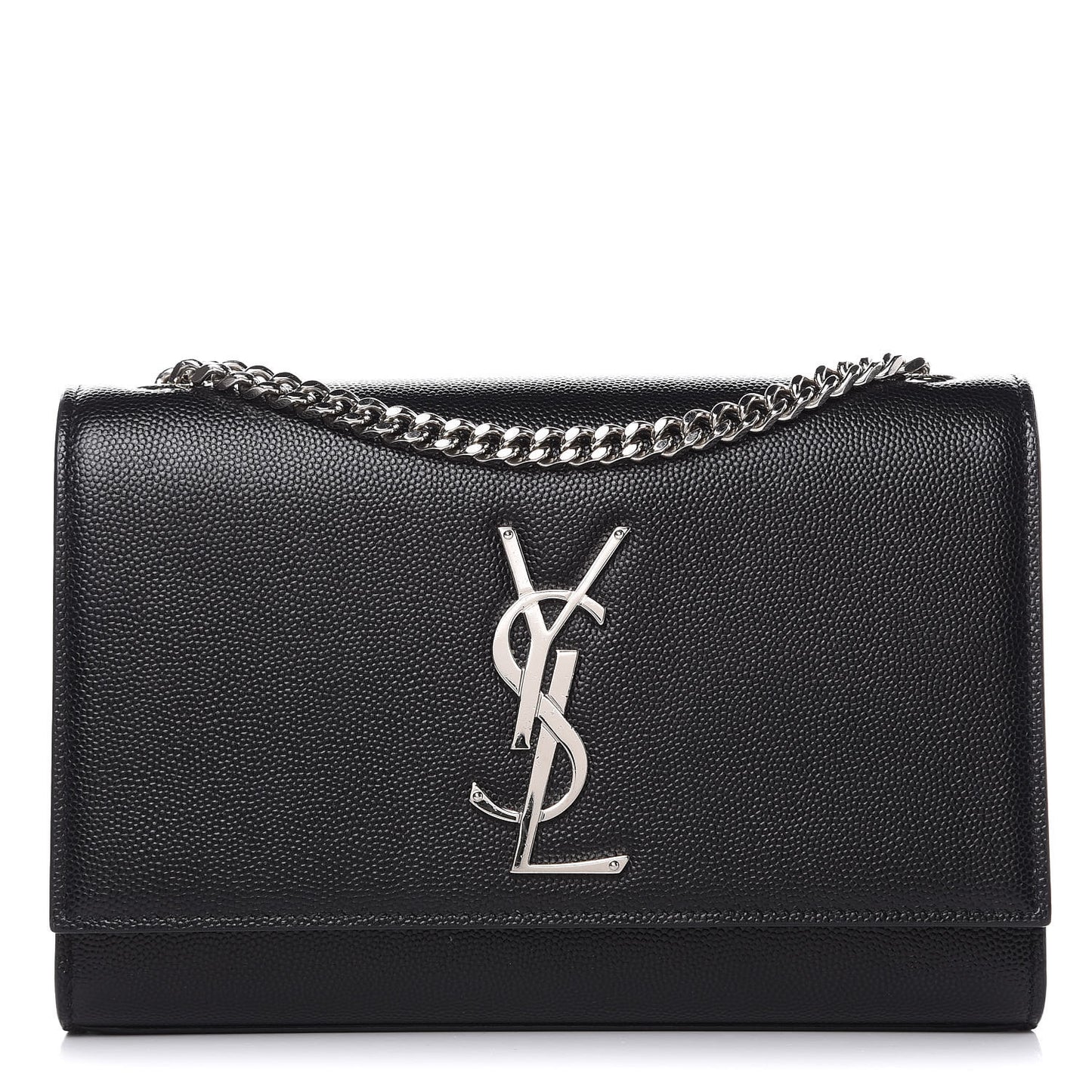 Grain De Poudre Small Monogram Kate Satchel Black