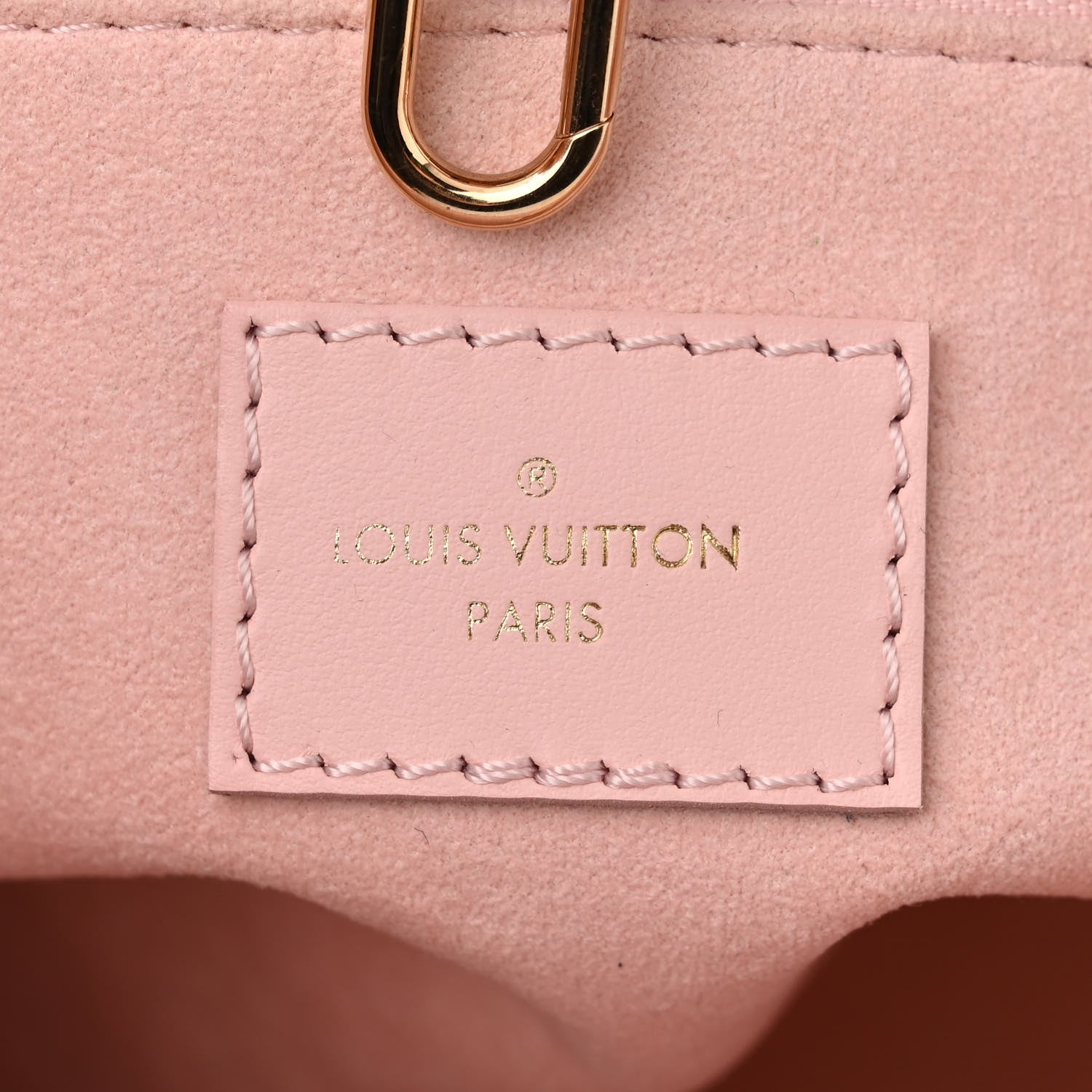 Louis Vuitton Empreinte Monogram Giant Onthego PM Opale Pink 6 of 9