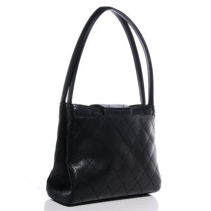 Chanel Lambskin Diamond Stitch Shoulder Bag Black 3 of 11