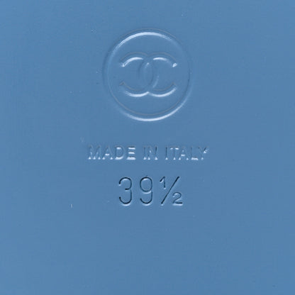 Chanel Denim CC Dad Sandals 39.5 Light Blue 8 of 8