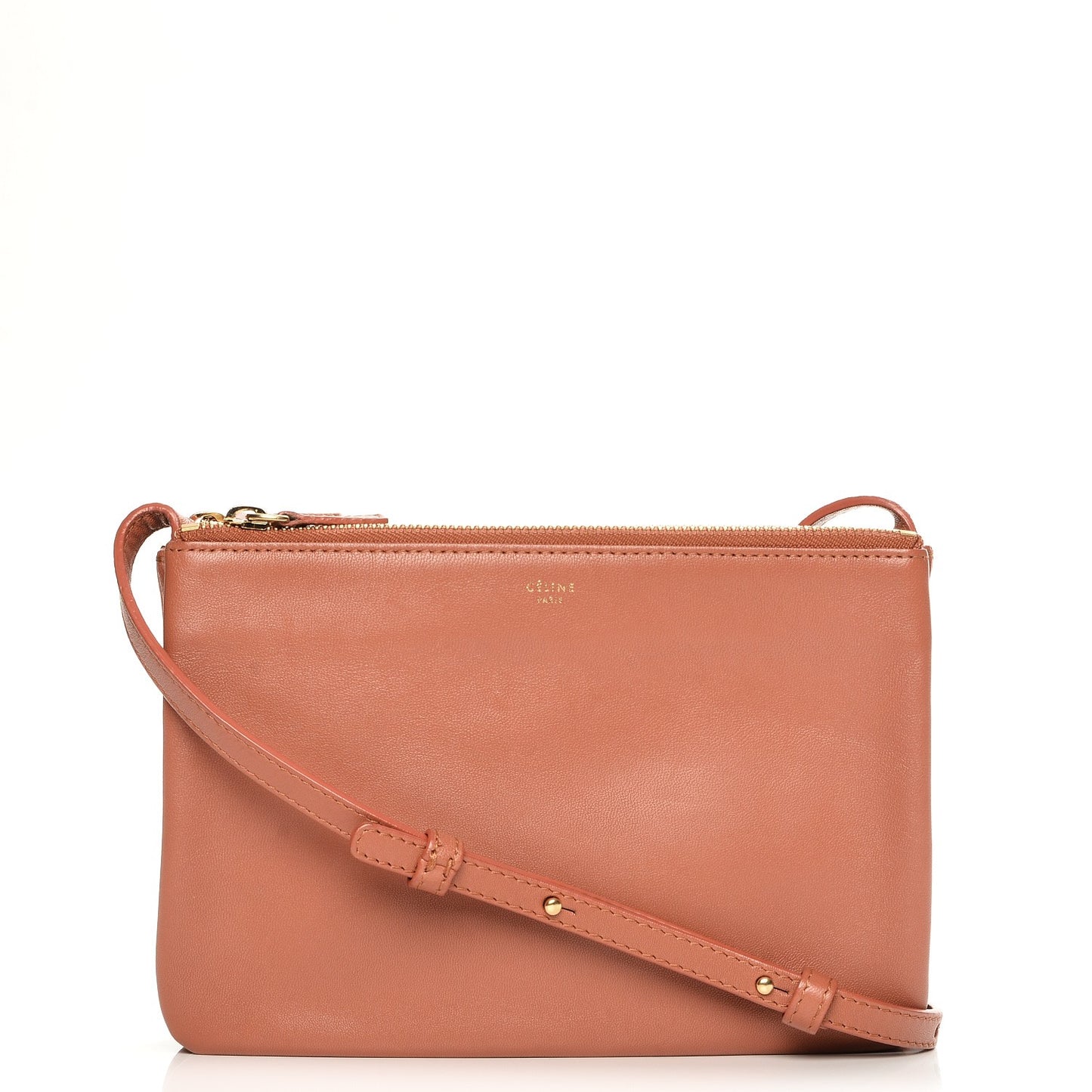 Lambskin Small Trio Crossbody Bag Lipstick