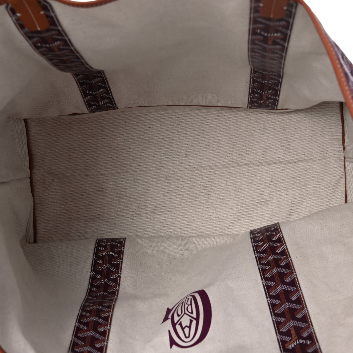 Goyard Goyardine Reversible Pertuis GM Burgundy 7 of 17