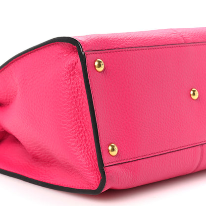 Fendi Cuoio Romano Selleria Medium Peekaboo X-Lite Fuxia 9 of 10