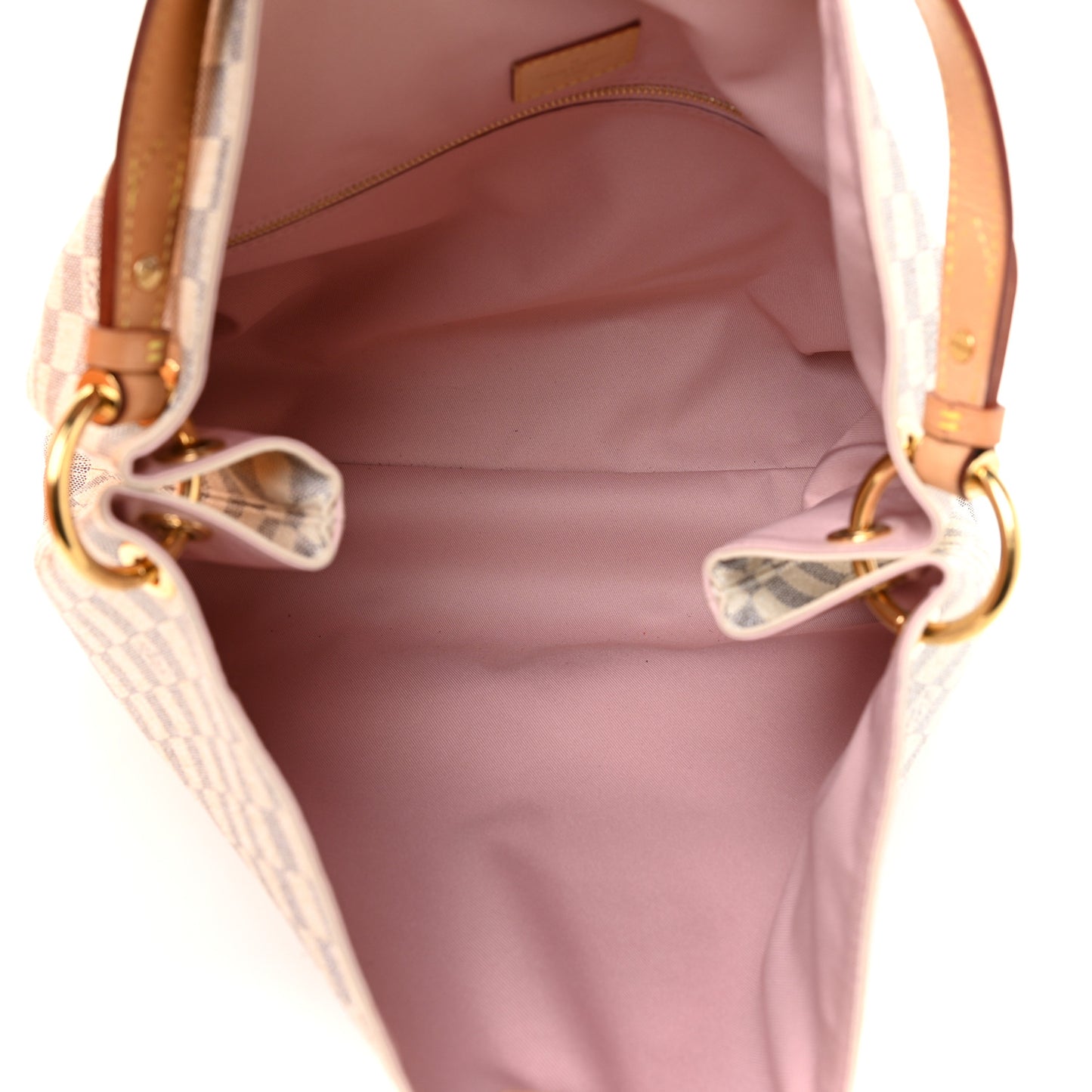 Damier Azur Graceful MM Rose Ballerine