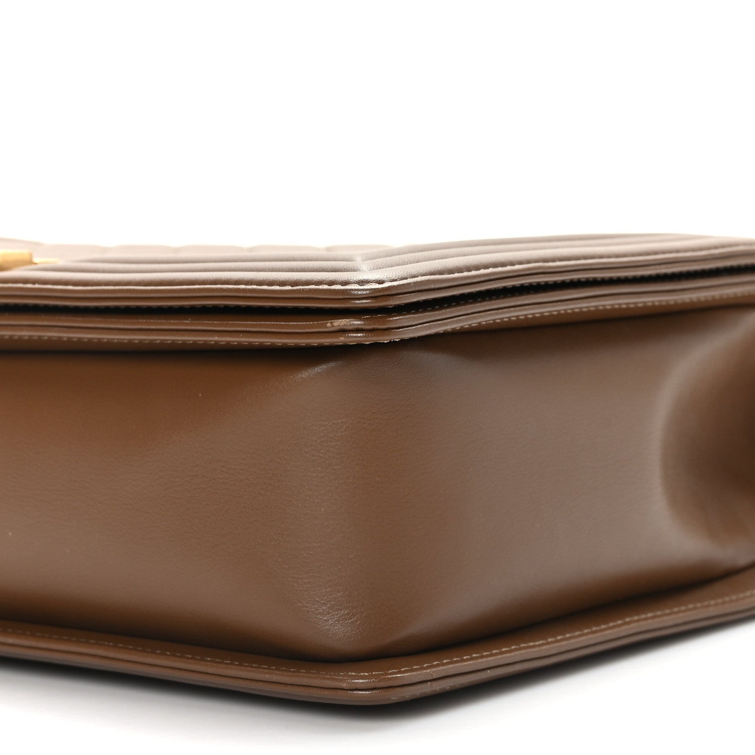 Chanel Calfskin Quilted Large Boy Flap Brown 9 of 9