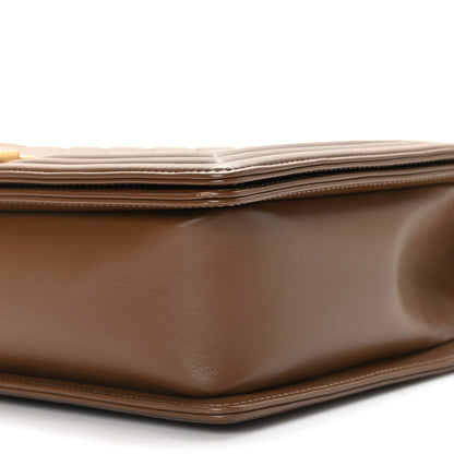 Chanel Calfskin Quilted Large Boy Flap Brown 9 of 9