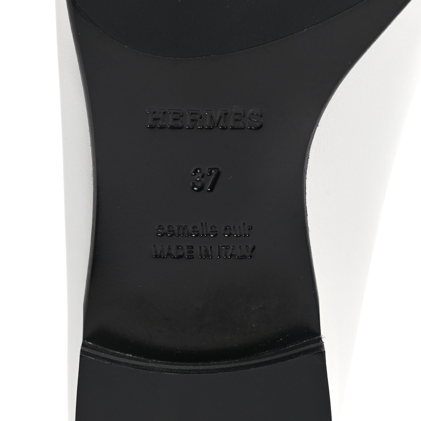 Calfskin Womens Royal Loafers 37 White