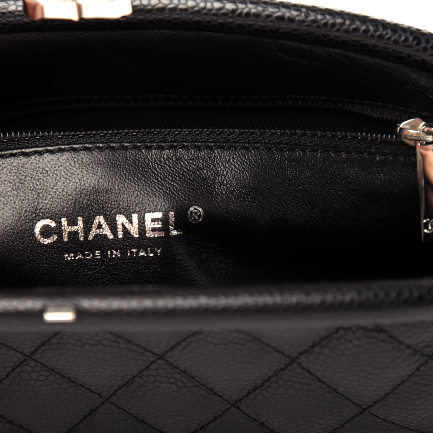 Chanel Caviar Quilted Timeless Clutch Black 6 of 7