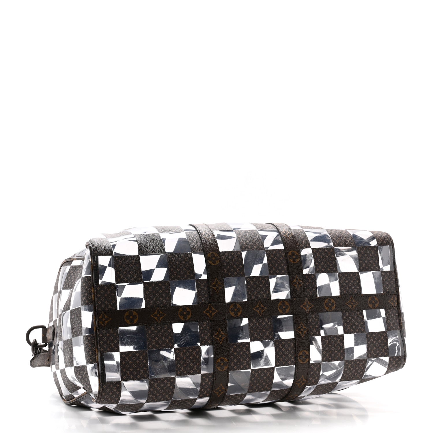 Louis Vuitton PVC Monogram Chess Keepall Bandouliere 50 3 of 10