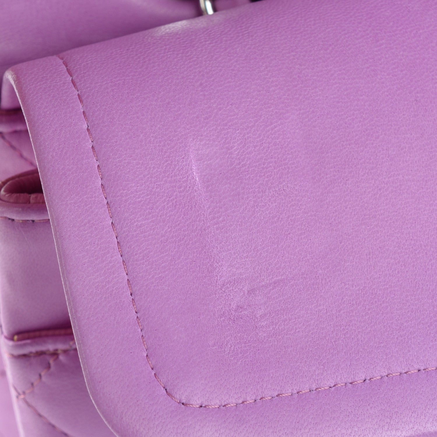 Chanel Lambskin Quilted Medium Double Flap Pink 9 of 15