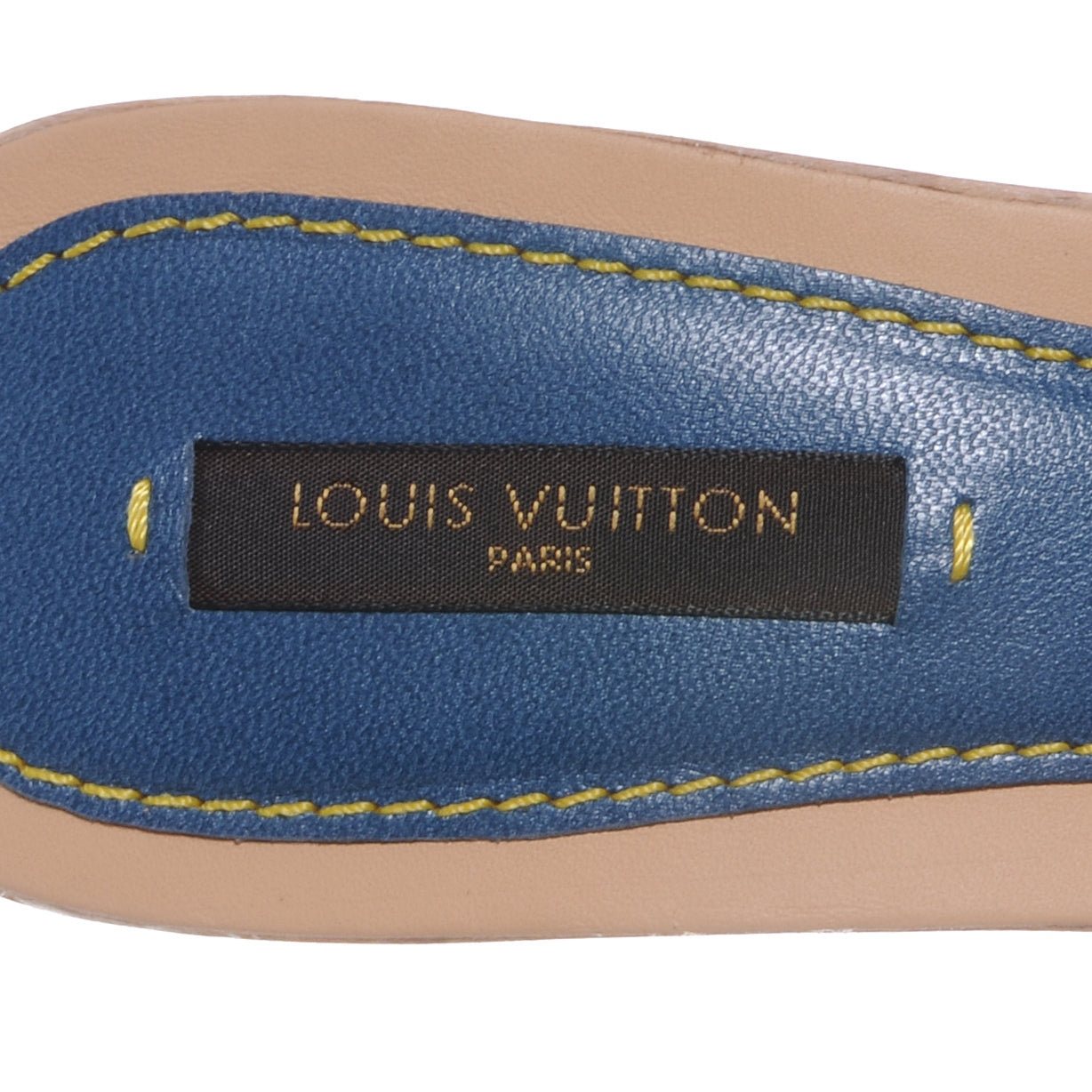 Louis Vuitton Denim Bow Mules Heels 35.5 7 of 7