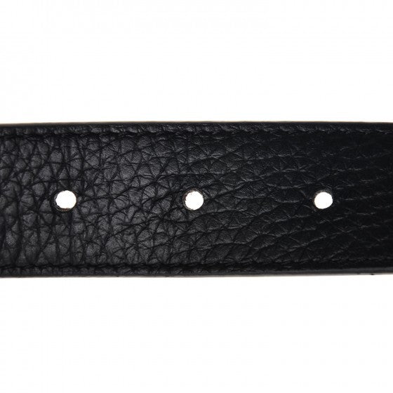 Louis Vuitton Calfskin Monogram 30mm LV Morningram Reversible Belt 85 34 Black 6 of 8