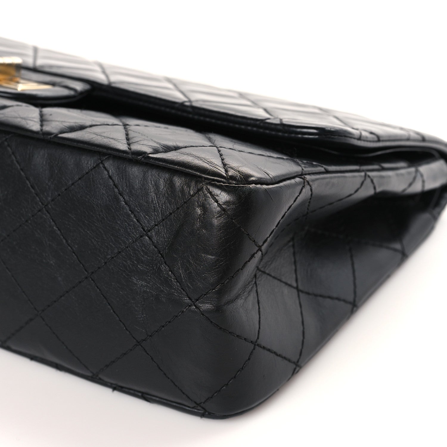 Chanel Aged Calfskin Quilted 2.55 Reissue 227 Flap Black 9 of 12