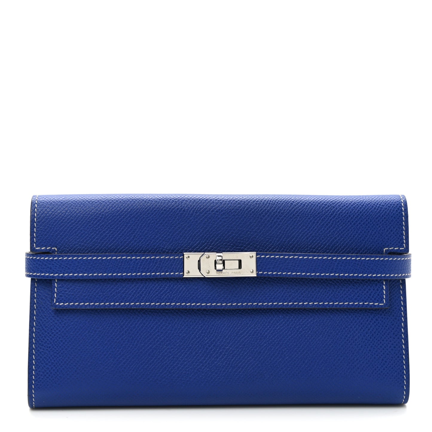 Epsom Verso Kelly Longue Wallet Bleu Electrique Mykonos