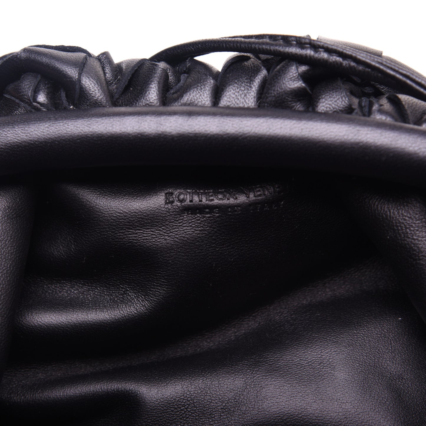 Nappa Intrecciato The Mini Pouch Black