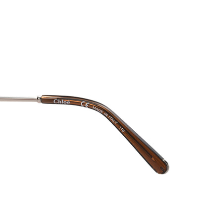 Chloe Oversize Round Carlina Oversized Round Sunglasses CE114S Gold Grey Metallic 5 of 6