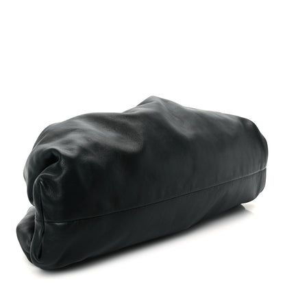 Bottega Veneta Smooth Butter Calf The Pouch Oversized Clutch Black 4 of 12