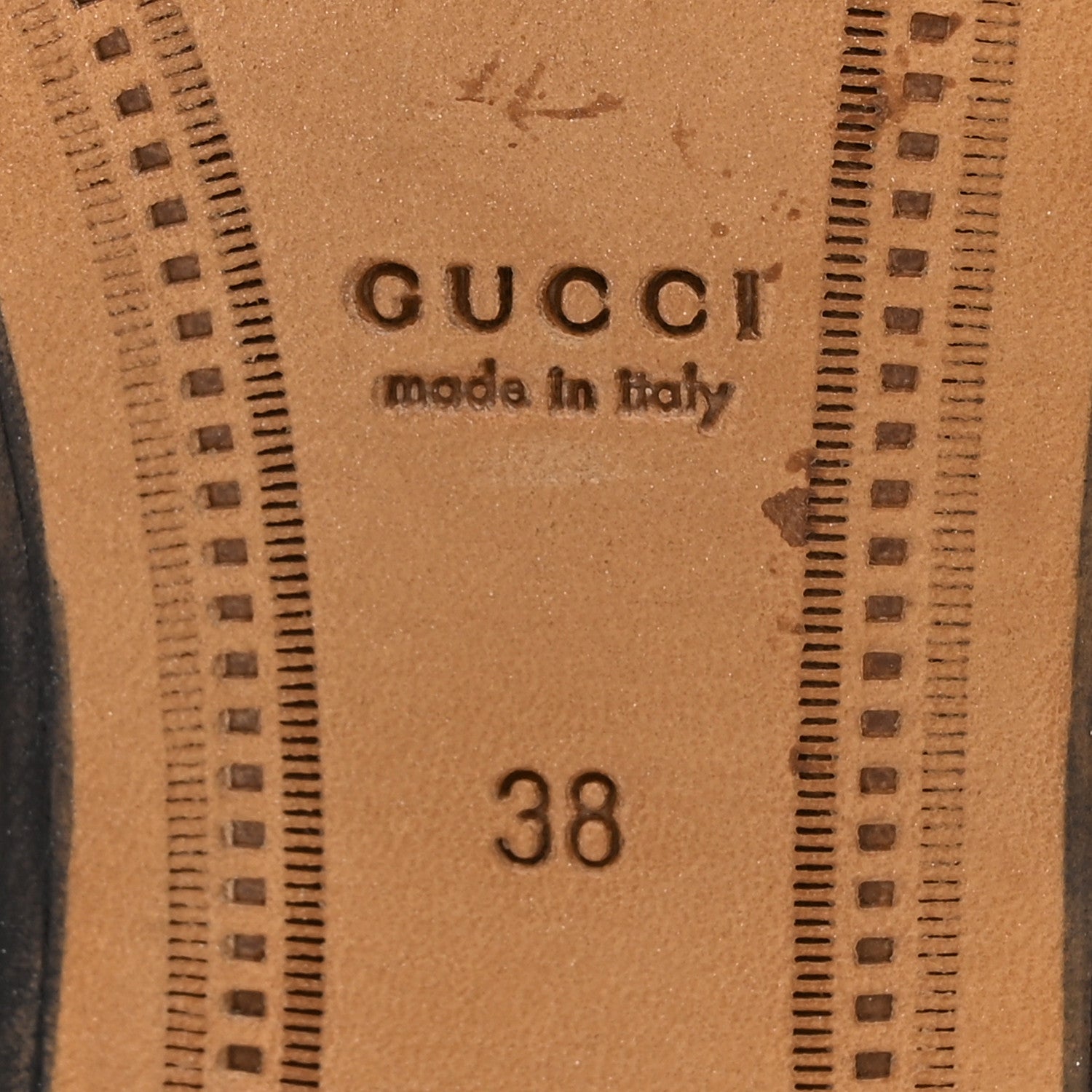 Gucci Lambskin Womens Brixton Horsebit Loafers 38 Mystic White 6 of 9