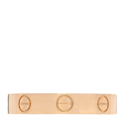 Cartier 18K Yellow Gold 3.5mm LOVE Wedding Band Ring 52 6 3 of 5