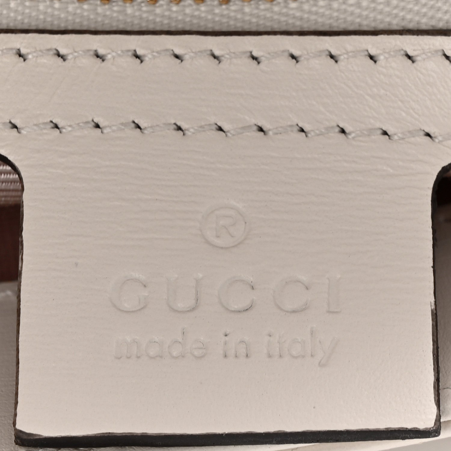 Gucci Calfskin Medium Arli Flap Shoulder Bag White 6 of 10